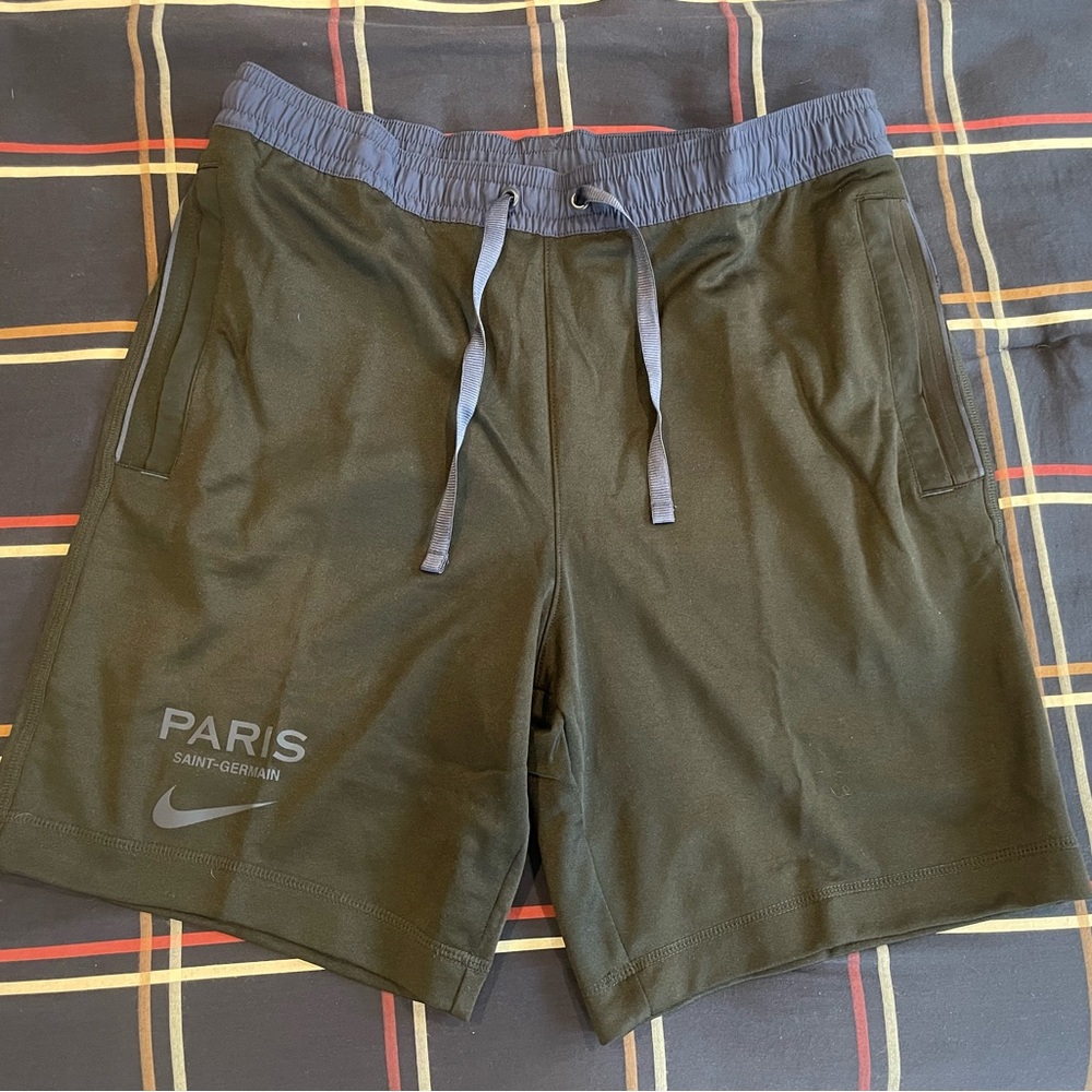 Nike Paris St-Germain PSG France Travel Shorts Black Blue Men’s Medium